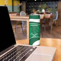 Custom Saudi Arabia Football Skinny Tumbler 2026 Come On Arabian Falcons - Wonder Print Shop