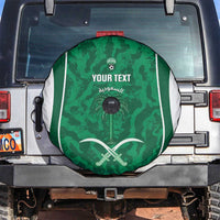 Custom Saudi Arabia Football Spare Tire Cover 2026 Come On Arabian Falcons - Wonder Print Shop