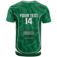 Custom Saudi Arabia Football T Shirt 2026 Come On Arabian Falcons - Wonder Print Shop