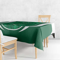 Custom Saudi Arabia Football Tablecloth 2026 Come On Arabian Falcons - Wonder Print Shop