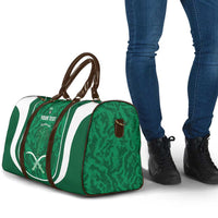 Custom Saudi Arabia Football Travel Bag 2026 Come On Arabian Falcons - Wonder Print Shop