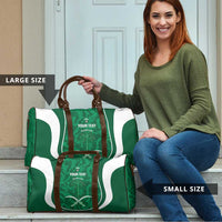Custom Saudi Arabia Football Travel Bag 2026 Come On Arabian Falcons - Wonder Print Shop
