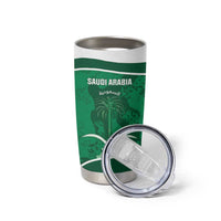 Custom Saudi Arabia Football Tumbler Cup 2026 Come On Arabian Falcons - Wonder Print Shop