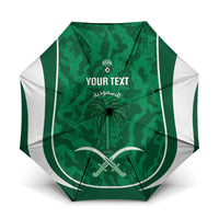 Custom Saudi Arabia Football Umbrella 2026 Come On Arabian Falcons - Wonder Print Shop