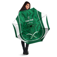 Custom Saudi Arabia Football Umbrella 2026 Come On Arabian Falcons - Wonder Print Shop