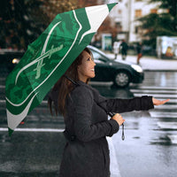 Custom Saudi Arabia Football Umbrella 2026 Come On Arabian Falcons - Wonder Print Shop