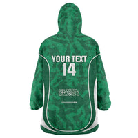 Custom Saudi Arabia Football Wearable Blanket Hoodie 2026 Come On Arabian Falcons - Wonder Print Shop