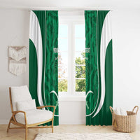 Custom Saudi Arabia Football Window Curtain 2026 Come On Arabian Falcons - Wonder Print Shop