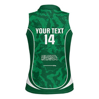 Custom Saudi Arabia Football Women Sleeveless Polo Shirt 2026 Come On Arabian Falcons - Wonder Print Shop