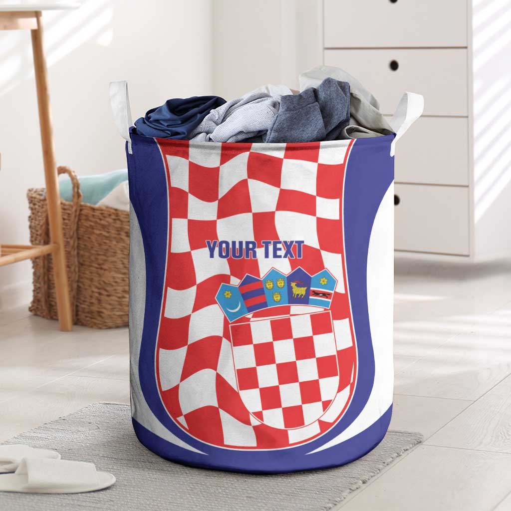 Custom Croatia Football Laundry Basket 2026 Come On Vatreni Hrvatska - Wonder Print Shop