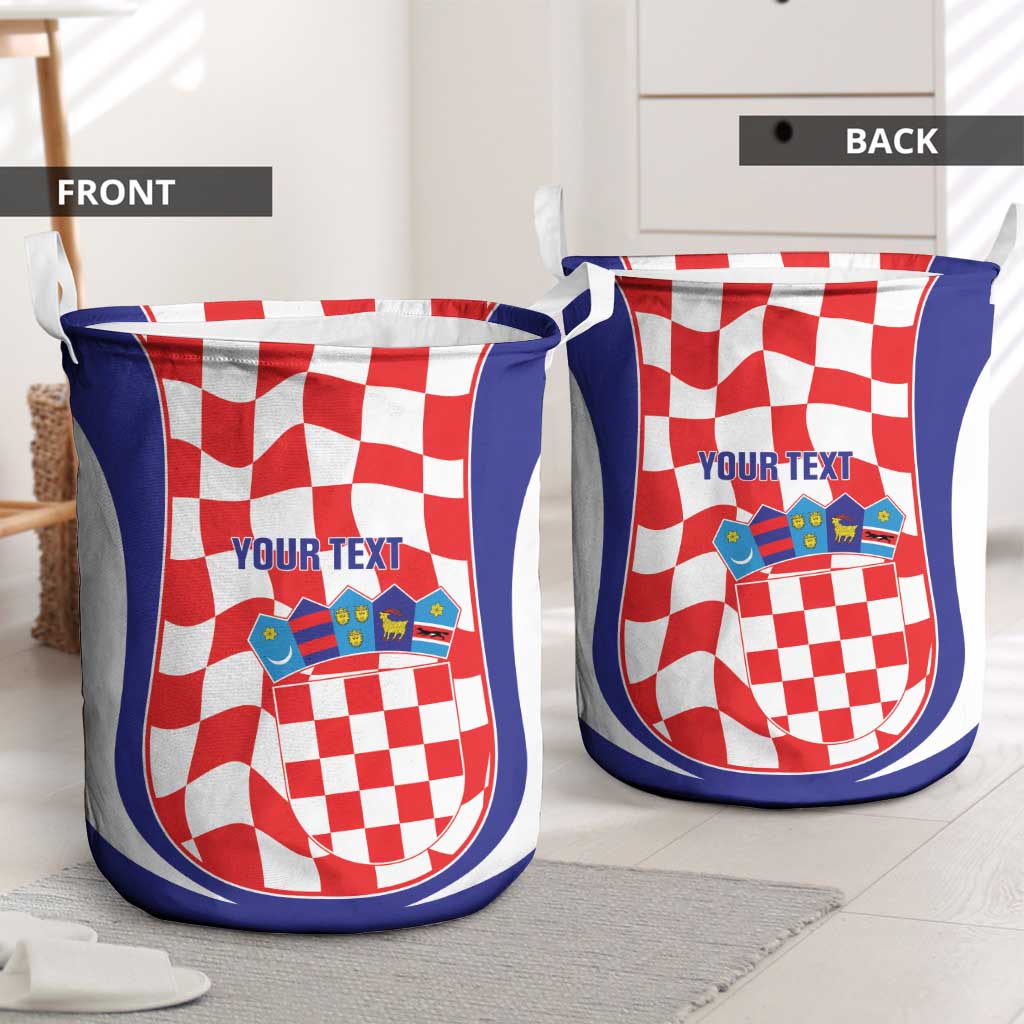 Custom Croatia Football Laundry Basket 2026 Come On Vatreni Hrvatska - Wonder Print Shop