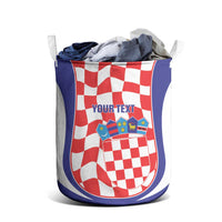 Custom Croatia Football Laundry Basket 2026 Come On Vatreni Hrvatska - Wonder Print Shop
