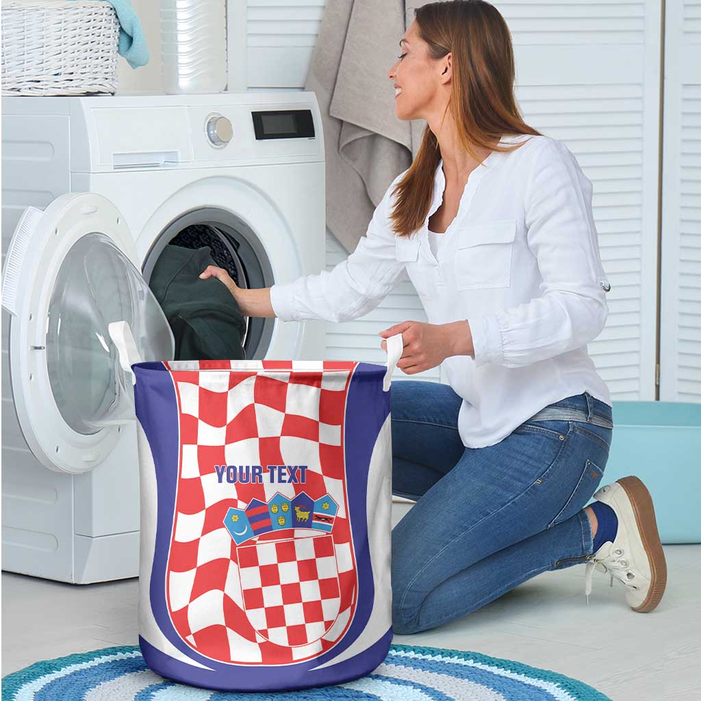 Custom Croatia Football Laundry Basket 2026 Come On Vatreni Hrvatska - Wonder Print Shop