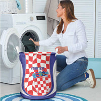 Custom Croatia Football Laundry Basket 2026 Come On Vatreni Hrvatska - Wonder Print Shop