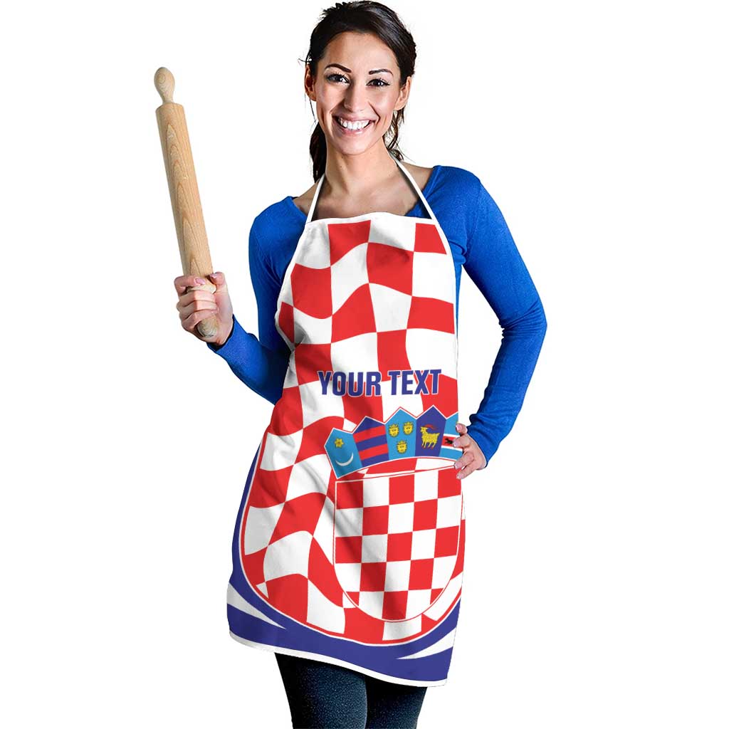 Custom Croatia Football Apron 2026 Come On Vatreni Hrvatska - Wonder Print Shop