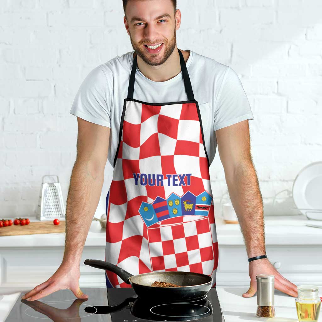 Custom Croatia Football Apron 2026 Come On Vatreni Hrvatska - Wonder Print Shop