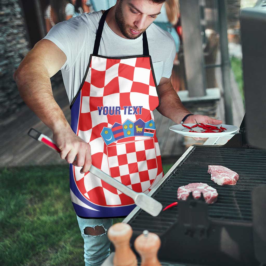 Custom Croatia Football Apron 2026 Come On Vatreni Hrvatska - Wonder Print Shop
