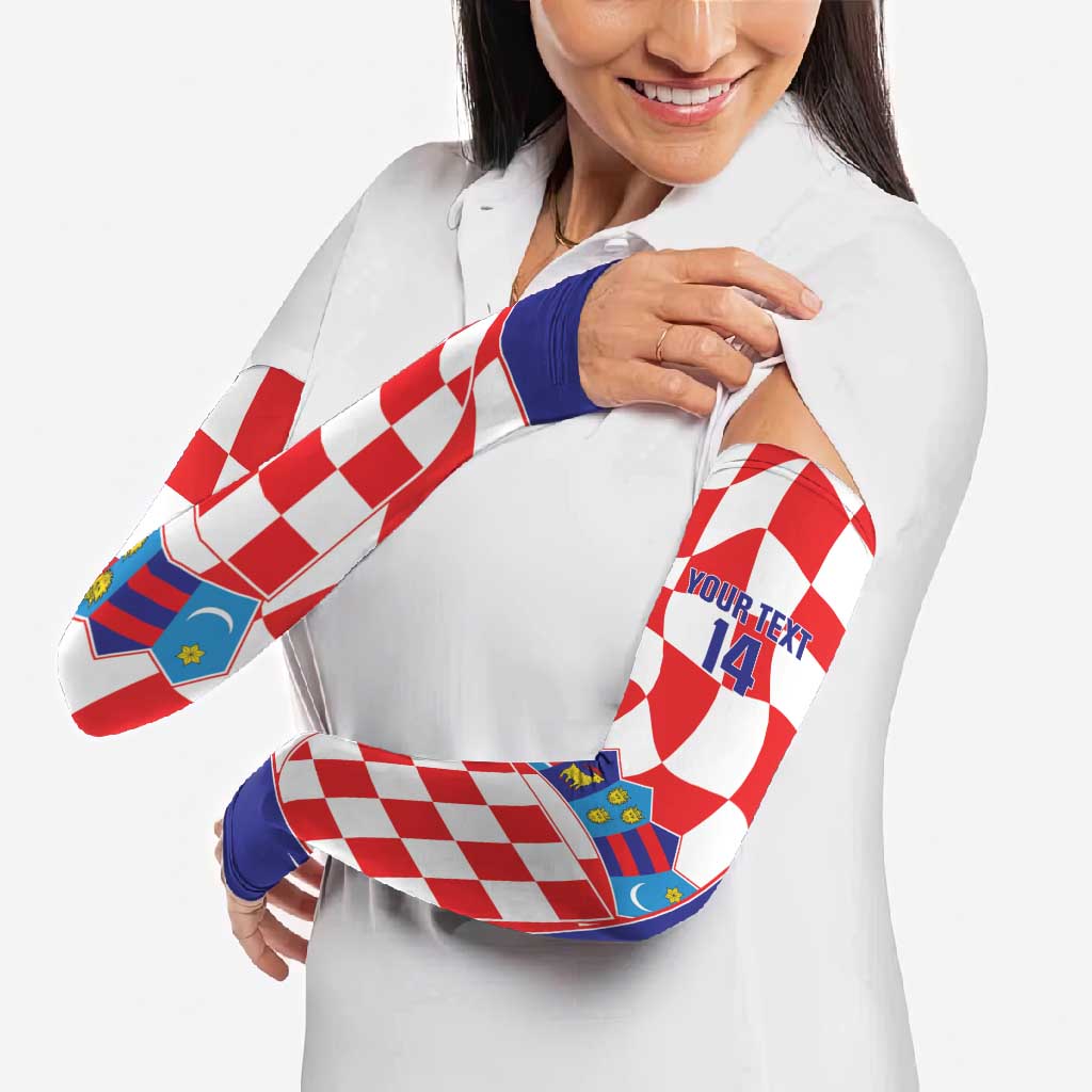 Custom Croatia Football Arm Sleeves 2026 Come On Vatreni Hrvatska - Wonder Print Shop