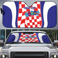 Custom Croatia Football Auto Sun Shade 2026 Come On Vatreni Hrvatska - Wonder Print Shop