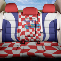 Custom Croatia Football Back Car Seat Cover 2026 Come On Vatreni Hrvatska - Wonder Print Shop