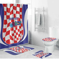 Custom Croatia Football Bathroom Set 2026 Come On Vatreni Hrvatska - Wonder Print Shop