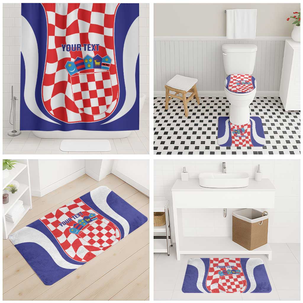 Custom Croatia Football Bathroom Set 2026 Come On Vatreni Hrvatska - Wonder Print Shop