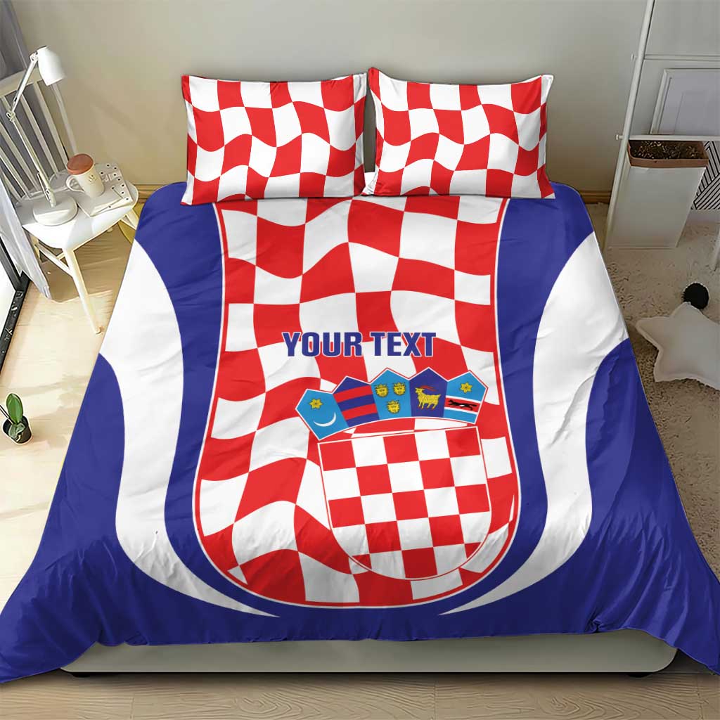 Custom Croatia Football Bedding Set 2026 Come On Vatreni Hrvatska - Wonder Print Shop