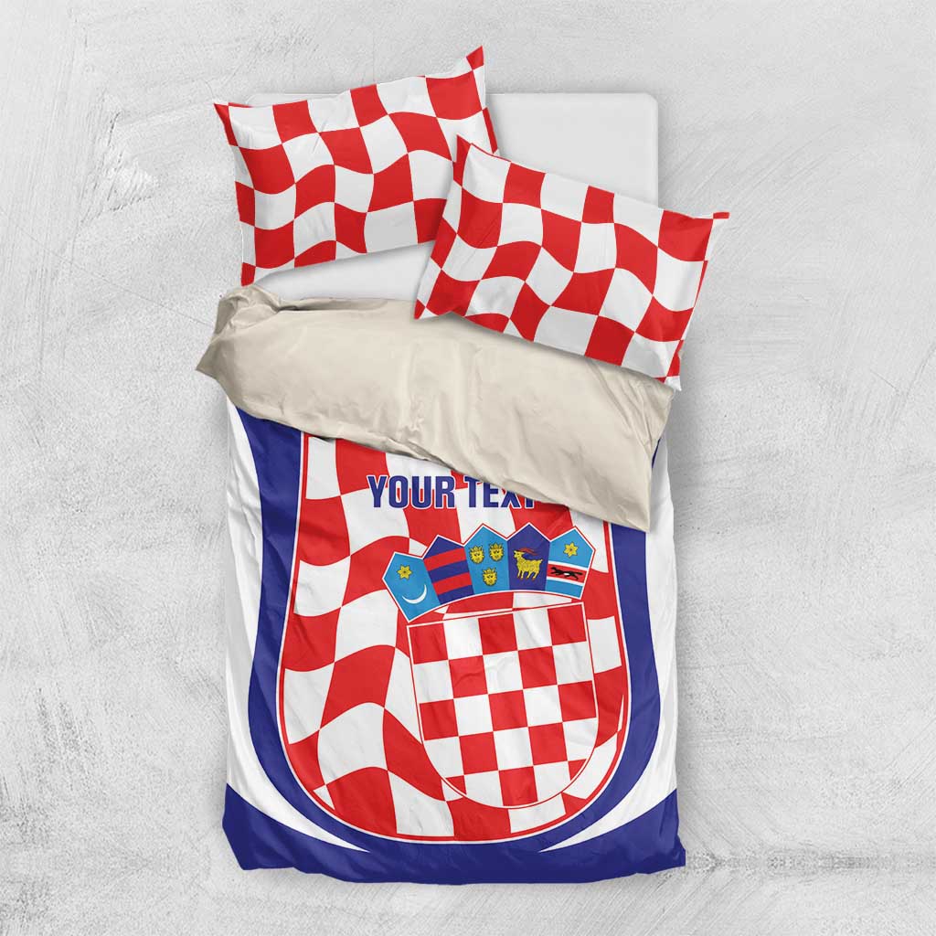 Custom Croatia Football Bedding Set 2026 Come On Vatreni Hrvatska - Wonder Print Shop