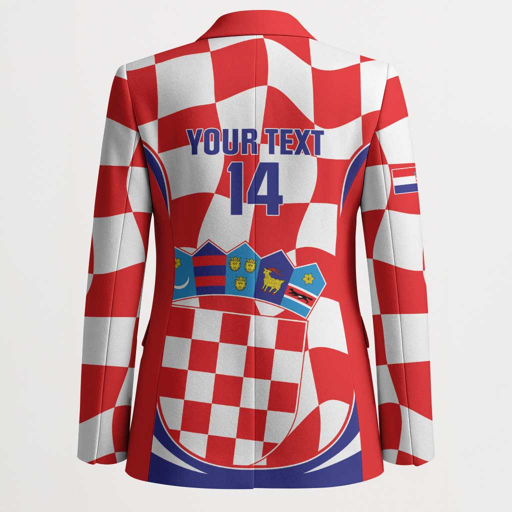 Custom Croatia Football Blazer 2026 Come On Vatreni Hrvatska - Wonder Print Shop