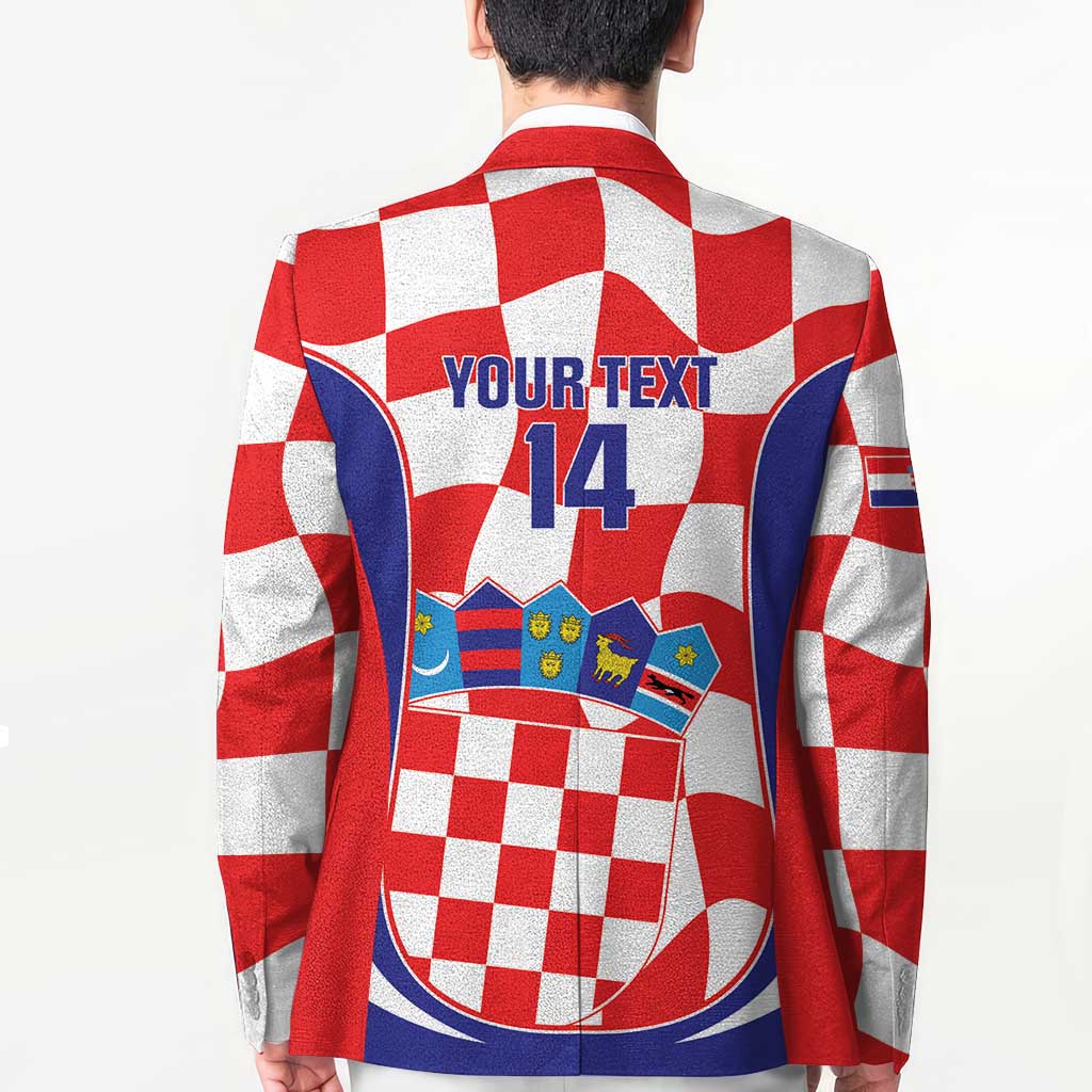Custom Croatia Football Blazer 2026 Come On Vatreni Hrvatska - Wonder Print Shop