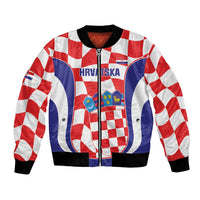 Custom Croatia Football Bomber Jacket 2026 Come On Vatreni Hrvatska - Wonder Print Shop