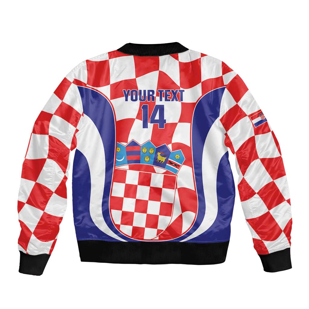 Custom Croatia Football Bomber Jacket 2026 Come On Vatreni Hrvatska - Wonder Print Shop
