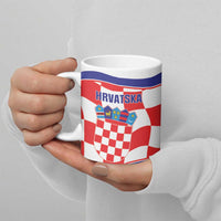 Custom Croatia Football Ceramic Mug 2026 Come On Vatreni Hrvatska - Wonder Print Shop