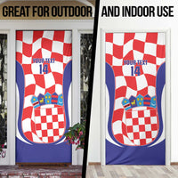 Custom Croatia Football Door Cover 2026 Come On Vatreni Hrvatska - Wonder Print Shop