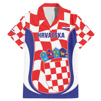 Custom Croatia Football Family Matching Mermaid Dress and Hawaiian Shirt 2026 Come On Vatreni Hrvatska - Wonder Print Shop