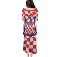 Custom Croatia Football Family Matching Puletasi and Hawaiian Shirt 2026 Come On Vatreni Hrvatska - Wonder Print Shop