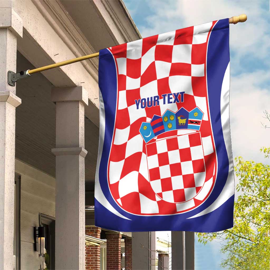 Custom Croatia Football Garden Flag 2026 Come On Vatreni Hrvatska - Wonder Print Shop