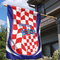 Custom Croatia Football Garden Flag 2026 Come On Vatreni Hrvatska - Wonder Print Shop