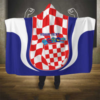 Custom Croatia Football Hooded Blanket 2026 Come On Vatreni Hrvatska - Wonder Print Shop