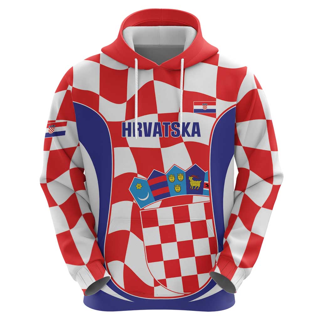 Custom Croatia Football Hoodie 2026 Come On Vatreni Hrvatska - Wonder Print Shop