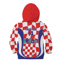 Custom Croatia Football Kid Hoodie 2026 Come On Vatreni Hrvatska - Wonder Print Shop