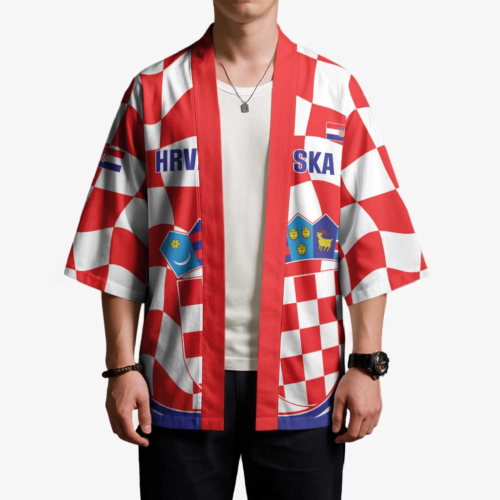 Custom Croatia Football Kimono 2026 Come On Vatreni Hrvatska - Wonder Print Shop