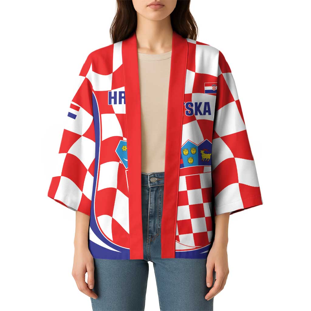 Custom Croatia Football Kimono 2026 Come On Vatreni Hrvatska - Wonder Print Shop