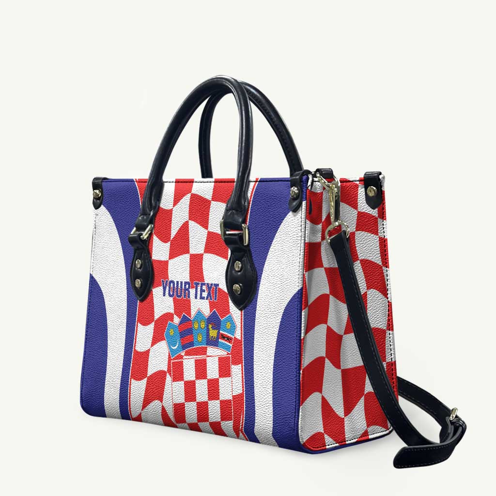 Custom Croatia Football Leather Bag 2026 Come On Vatreni Hrvatska - Wonder Print Shop