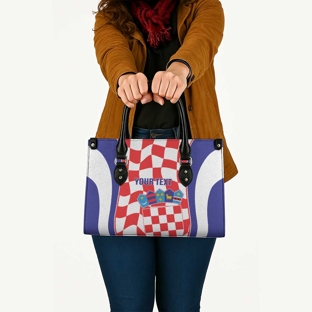 Custom Croatia Football Leather Bag 2026 Come On Vatreni Hrvatska - Wonder Print Shop