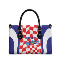 Custom Croatia Football Leather Bag 2026 Come On Vatreni Hrvatska - Wonder Print Shop