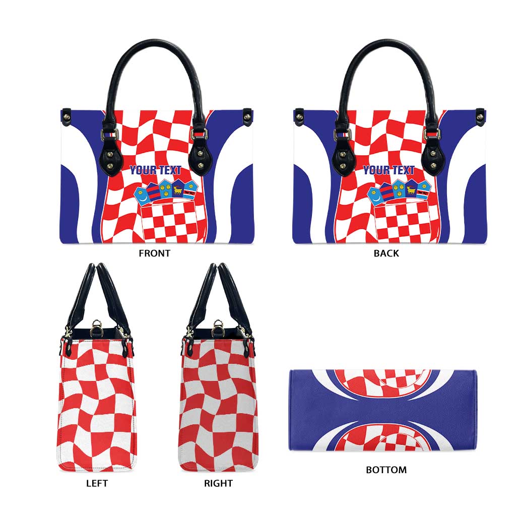 Custom Croatia Football Leather Bag 2026 Come On Vatreni Hrvatska - Wonder Print Shop