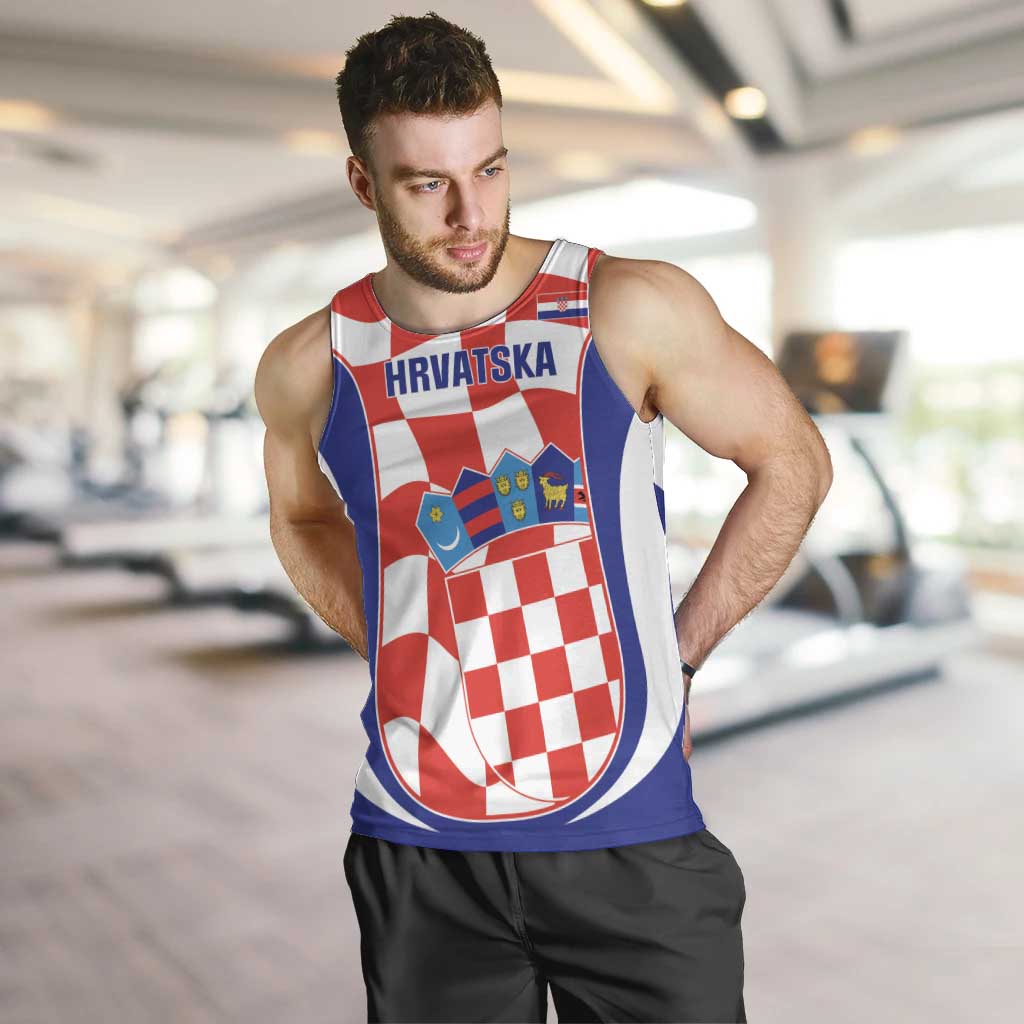 Custom Croatia Football Men Tank Top 2026 Come On Vatreni Hrvatska - Wonder Print Shop