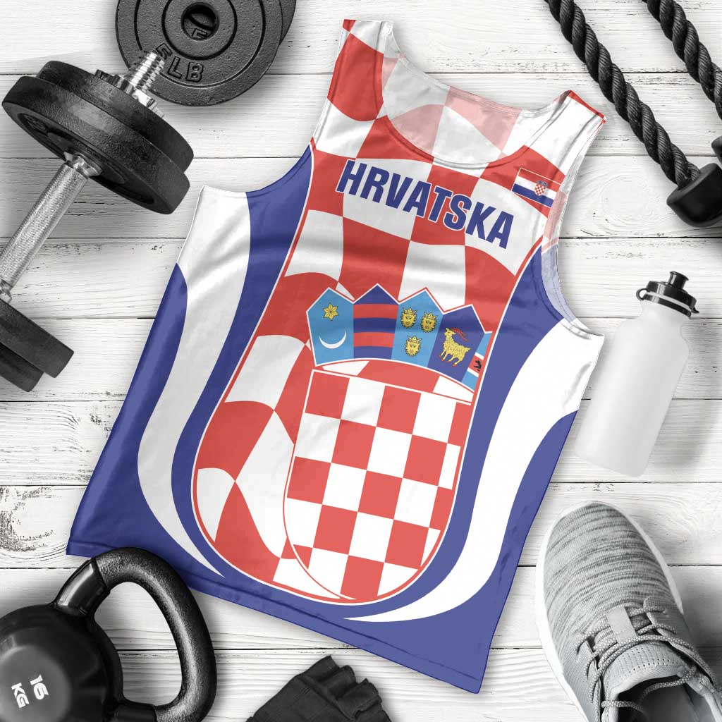 Custom Croatia Football Men Tank Top 2026 Come On Vatreni Hrvatska - Wonder Print Shop