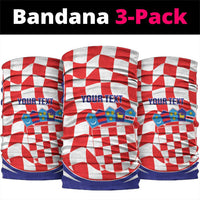 Custom Croatia Football Neck Gaiter 2026 Come On Vatreni Hrvatska - Wonder Print Shop